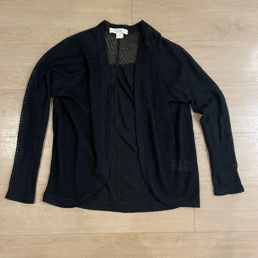 Womens urban outfitters staring at the stars size small black knit cardigan
